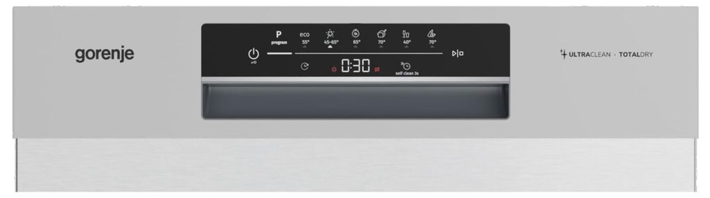 gorenje GU642C90X Geschirrspüler, Unterbau, 60 cm, 14 Maßgedecke, Silber