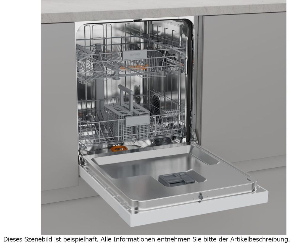 gorenje GU642C90W Geschirrspüler Unterbau, 60 cm, 14 Maßgedecke, Weiß