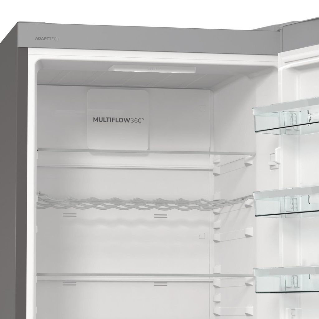 gorenje R619CSXL6 Kühlschrank ohne Gefrierfach, 384 Liter, Crispzone, silber