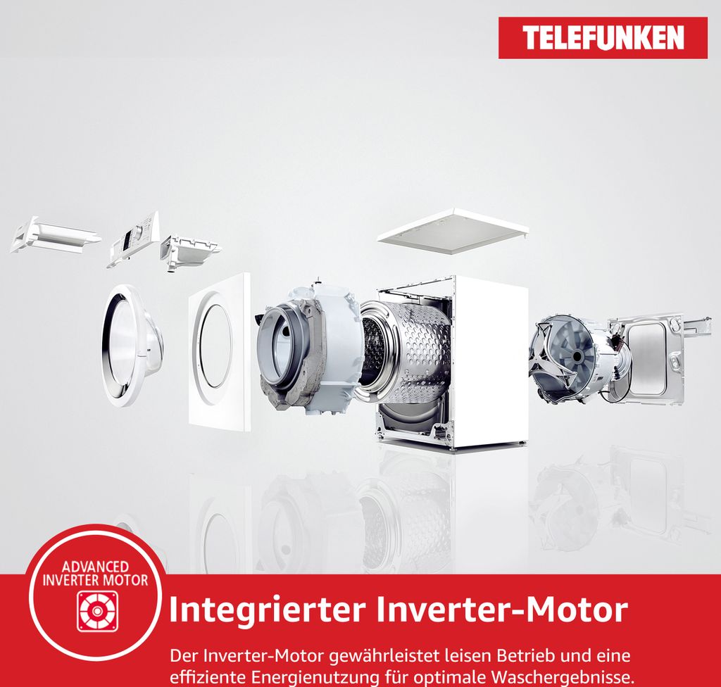 TELEFUNKEN Waschmaschine 8kg - W - 8 - 1400 - A - W