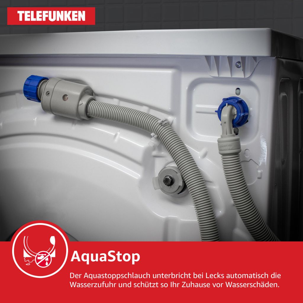 TELEFUNKEN Waschmaschine 8kg - W - 8 - 1400 - A - DI