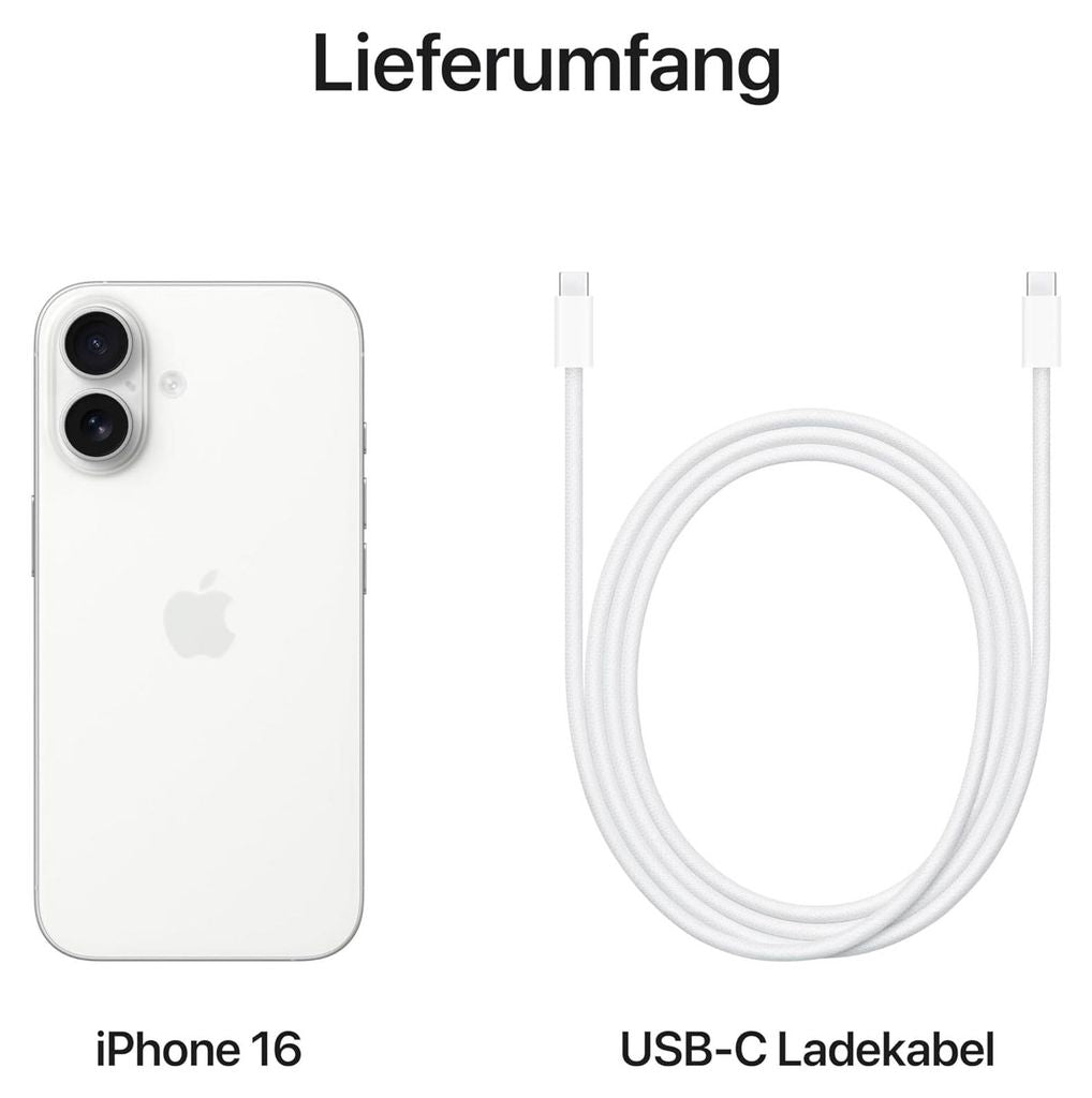 Apple iPhone 16 12GB Weiß