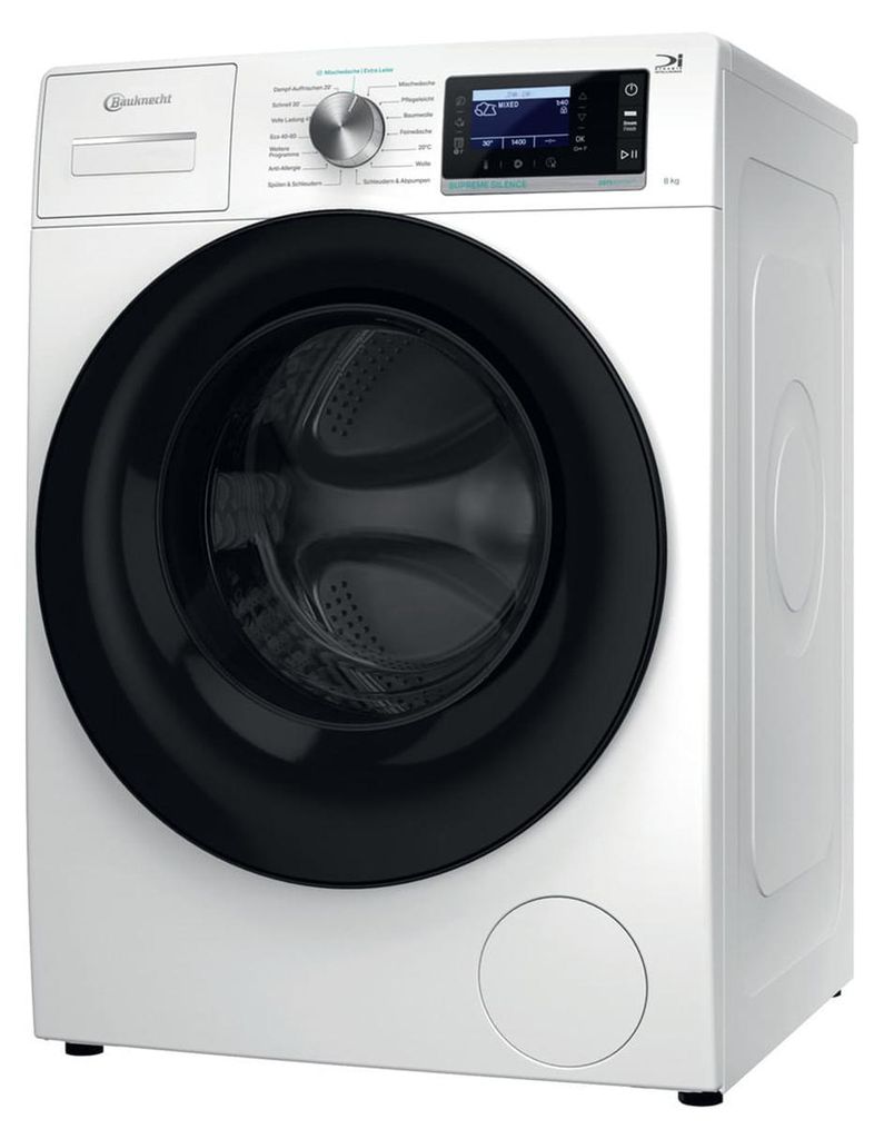 Bauknecht B6R 88E SILENCE DE, Frontlader, 8 kg, B, 72 dB, 1400 RPM, A