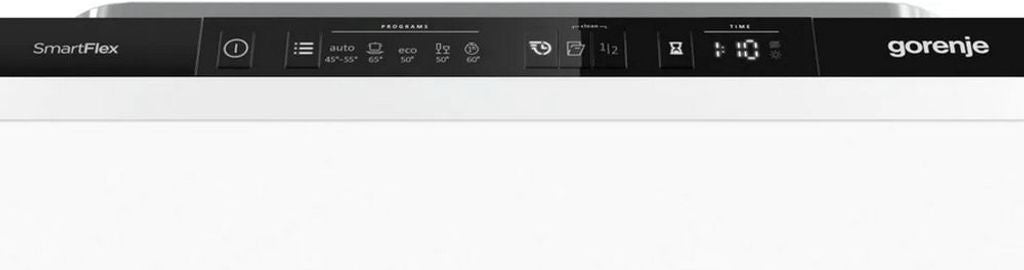 gorenje GV561D10 Geschirrspüler Vollintegrierbar 45 cm, 11 Maßgedecke, Single, Weiß,