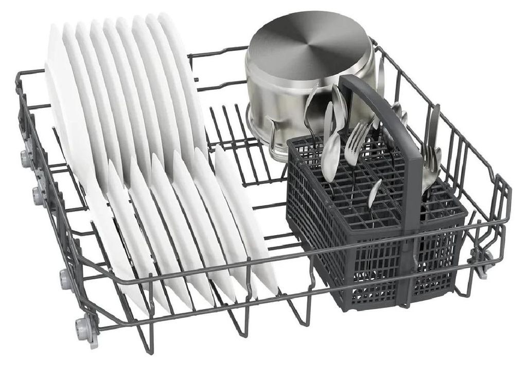 Siemens iQ300 SX73EX22CE, Voll integriert, Standardgröße (60 cm), Schwarz, Tasten, 1,75 m, 1,65 m