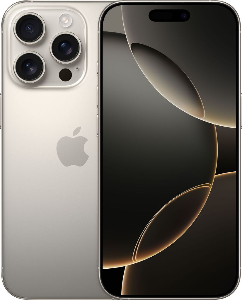 Apple iPhone 16 Pro , 16 cm (6.3"), 2622 x 1206 Pixel, 128 GB, 48 MP, iOS 18, Titan