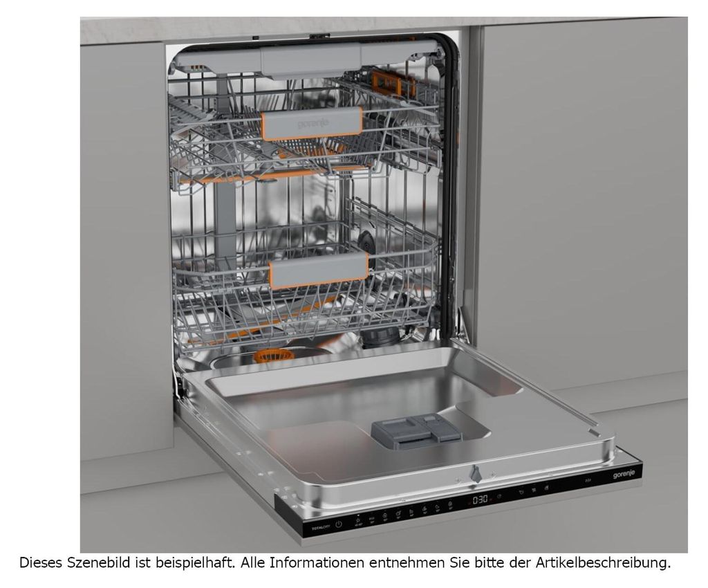 gorenje GV663A66 Geschirrspüler, vollintegrierbar, Standardgröße (60 cm), 16 Maßgedecke