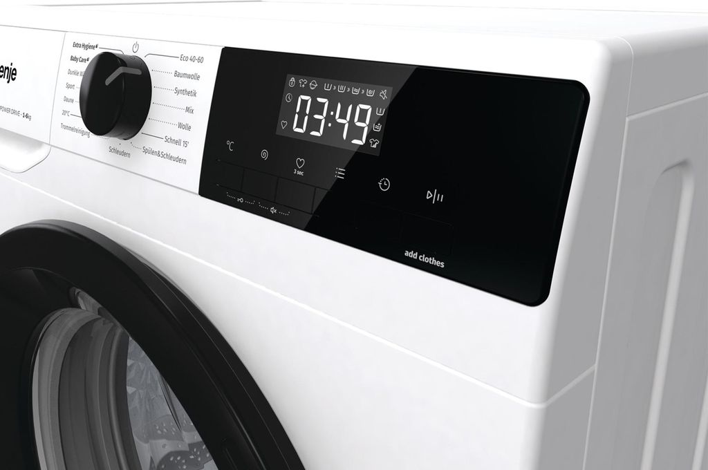 gorenje WNHPI64SAPS/DE Waschmaschine Frontlader 6 kg - 1400 U/min. - 15 Programme - AquaStop, Weiß