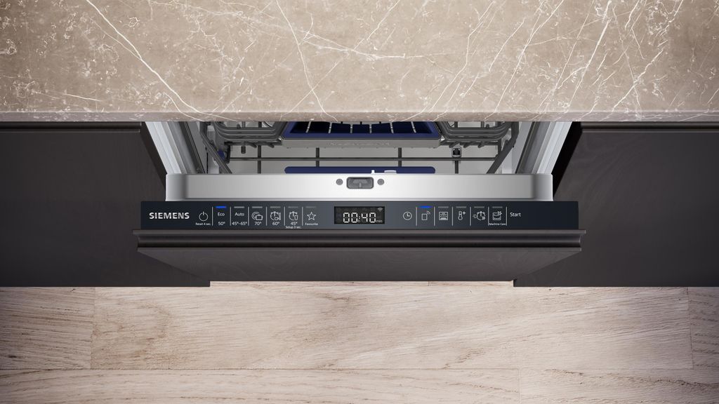 Siemens iQ500 SR65EX09ME, Voll integriert, Single (45 cm breit), 1,75 m, 1,65 m, 2,05 m, Siemens rackMatic