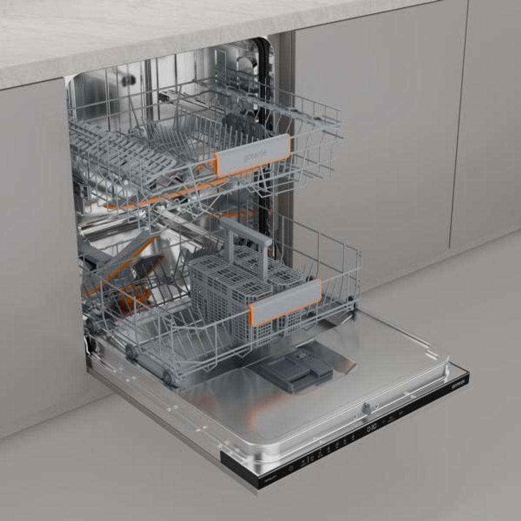 gorenje GV642C65 Geschirrspüler, vollintegrierbar (Lieferung ohne Möbelfront), TouchControl, TotalDry, 60 cm
