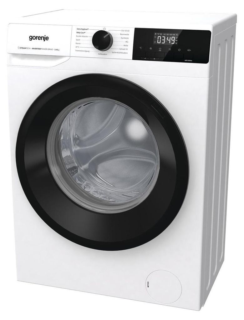 gorenje WNHPI64SAPS/DE Waschmaschine Frontlader 6 kg - 1400 U/min. - 15 Programme - AquaStop, Weiß