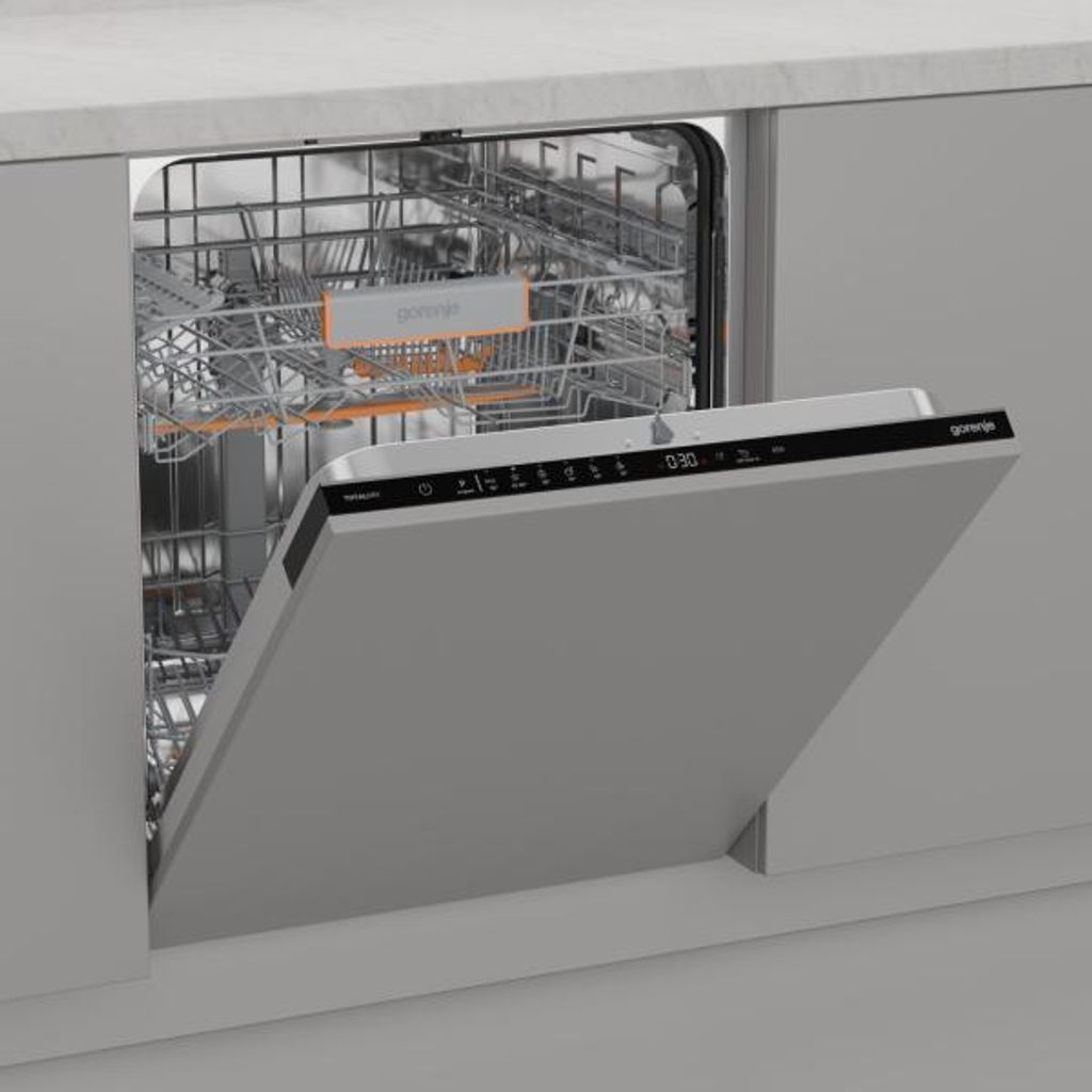 gorenje GV642C65 Geschirrspüler, vollintegrierbar (Lieferung ohne Möbelfront), TouchControl, TotalDry, 60 cm