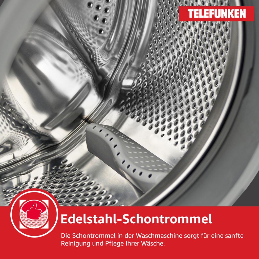 TELEFUNKEN Waschmaschine 8kg - W - 8 - 1400 - A - DI