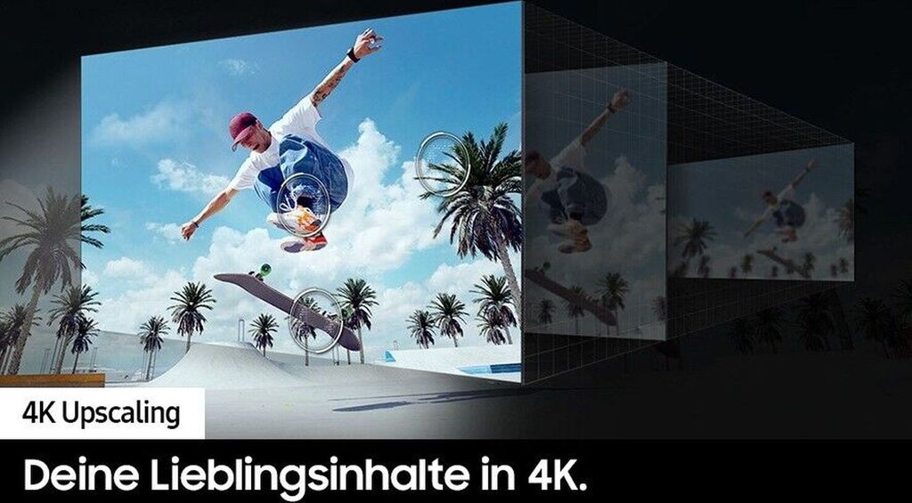 Samsung 55" Crystal UHD 4K DU7170 Tizen OS Smart TV (2024), 139,7 cm (55"), 3840 x 2160 Pixel, Kristall, Smart - TV, WLAN, Titan