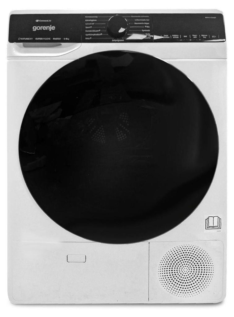 gorenje DPNA83W Wärmepumpentrockern, 8 kg, NatureDry, ConnectLife