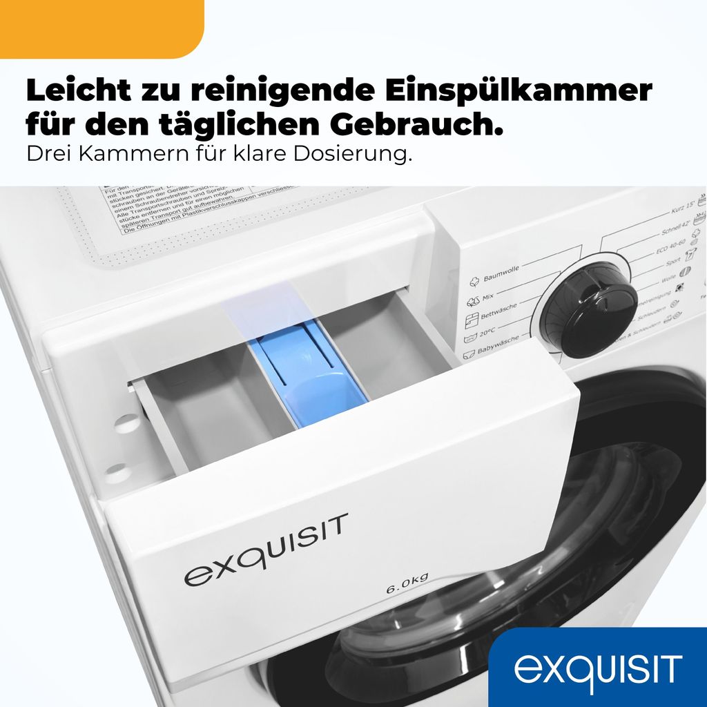 Exquisit Waschmaschine 6 kg - WA6110 - 021A