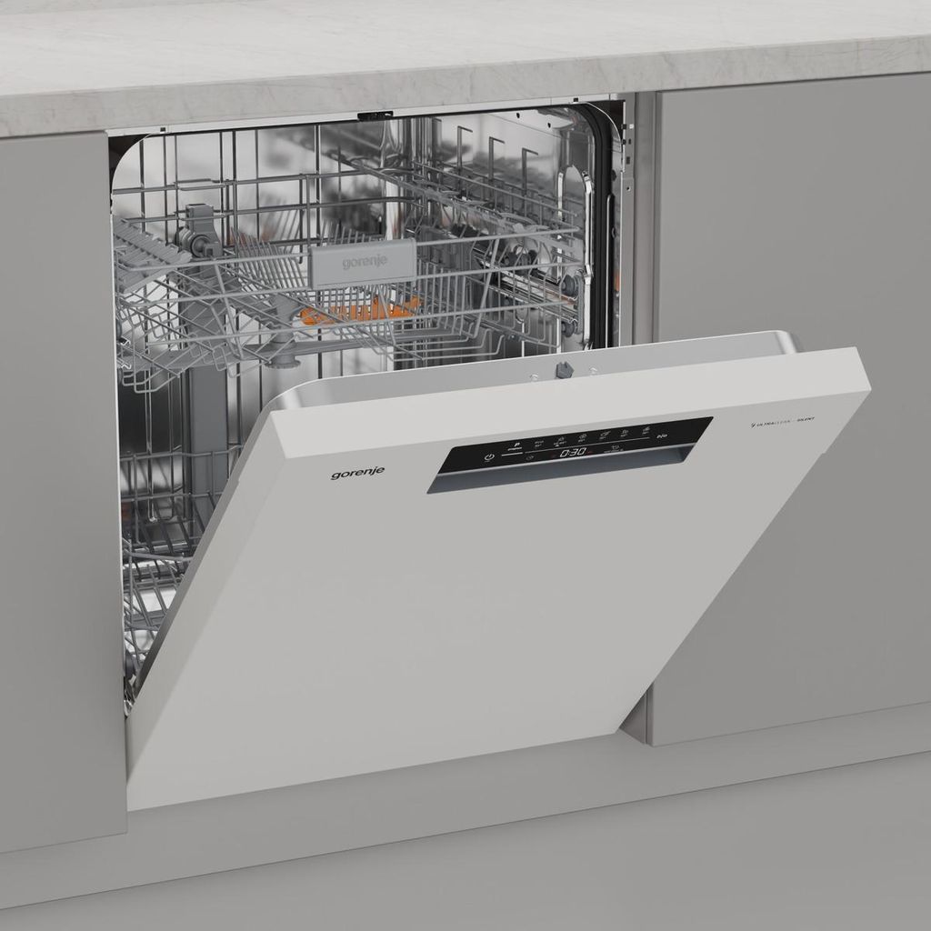 gorenje GU642C90W Geschirrspüler Unterbau, 60 cm, 14 Maßgedecke, Weiß