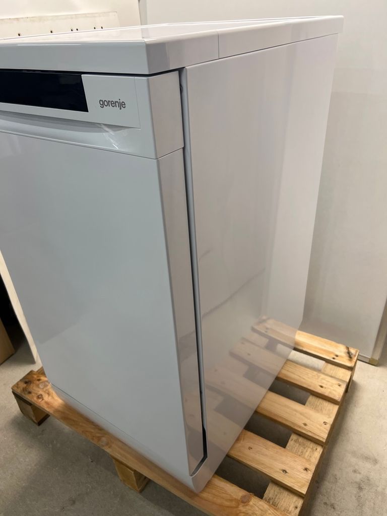 gorenje GS541D10W freistehender Geschirrspüler 45 cm, Freistehend, Single (45 cm breit), Weiß, Tasten, Edelstahl, 11 Maßgedecke