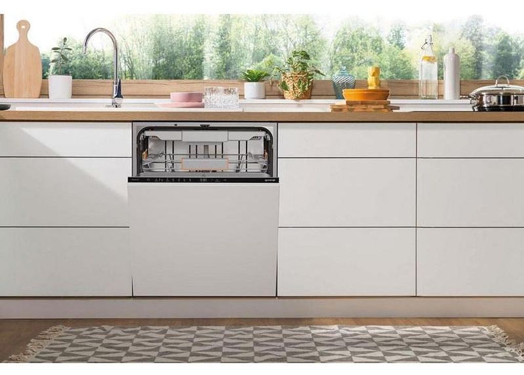 gorenje GV16C Geschirrspüler vollintegrierbar, 60 cm, 16 Maßgedecke, 3 Körbe, total Aquastop, ohne Möbelfront
