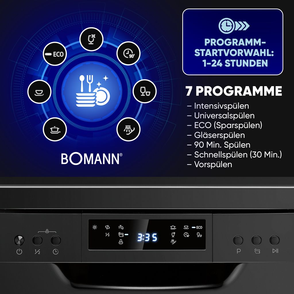 Bomann Geschirrspüler 45 cm - GSP 7418