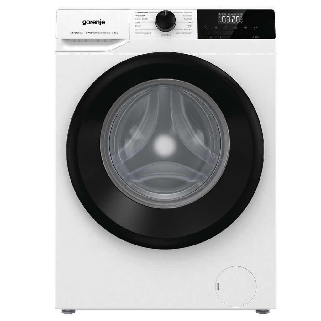 gorenje WNHPI84APS/DE Waschmaschine Frontlader 8 kg - 1400 U/min. - 15 Programme - AquaStop , Weiß