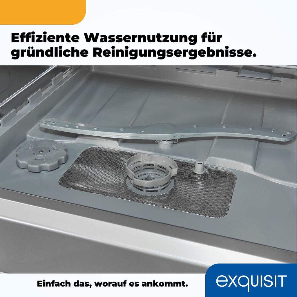 Exquisit Geschirrspüler GSP508 - 030D weiss