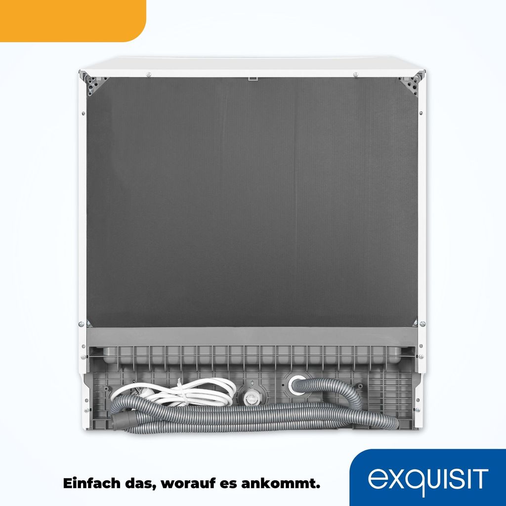 Exquisit Geschirrspüler GSP508 - 030D weiss