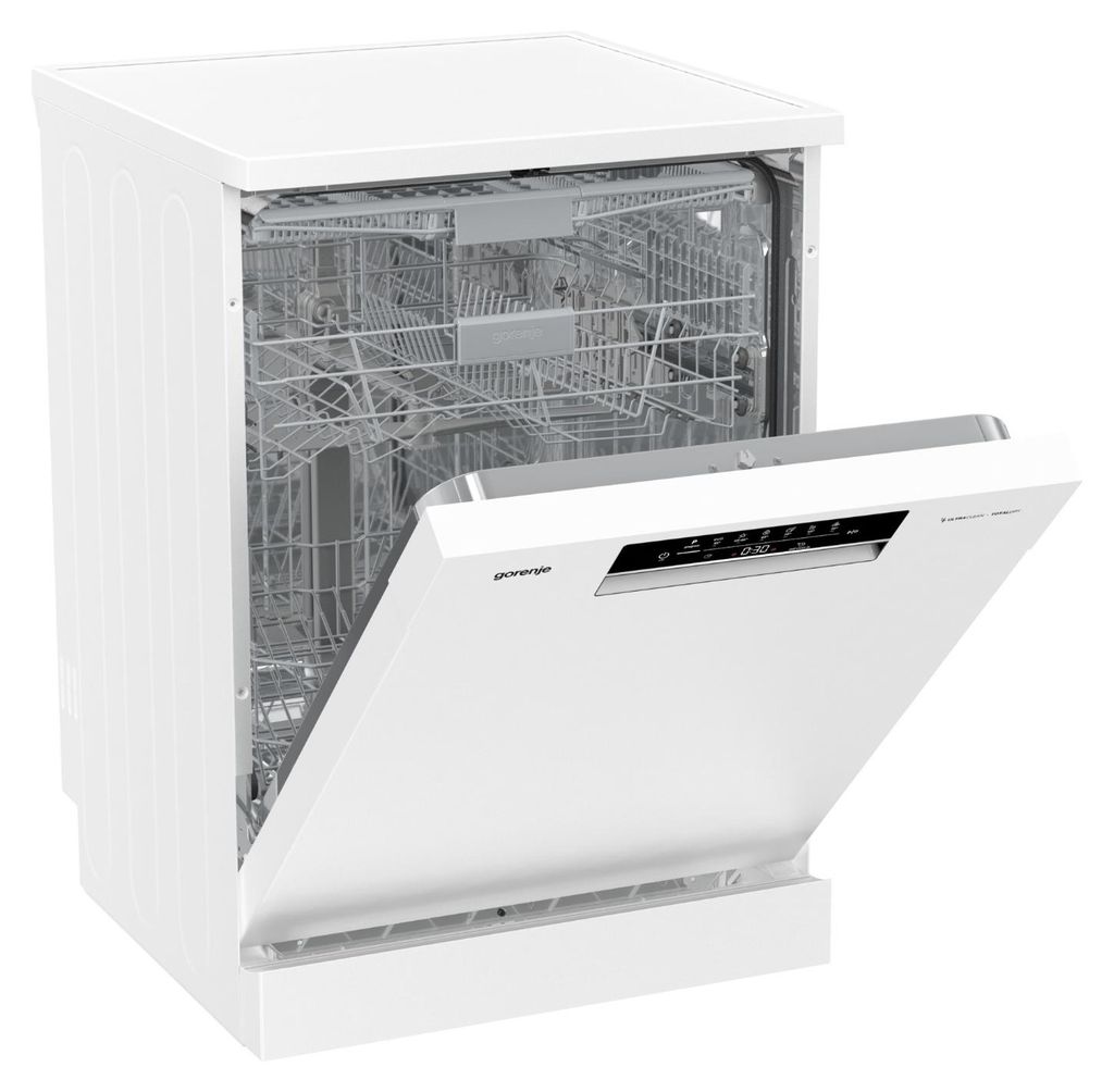 gorenje GS643C90W Geschirrspüler, freistehend, FlexUse, 16 Maßgedecke, 60 cm, weiß