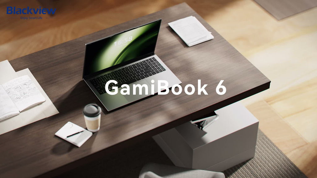 Blackview GamiBook 6, 16" AMD Ryzen 7 7735HS gaming laptop mit Tastaturschutzfolie Notebook, 16:10 FHD/16GB+512GB SSD/AMD Radeon 680M Graphics/Wifi 6