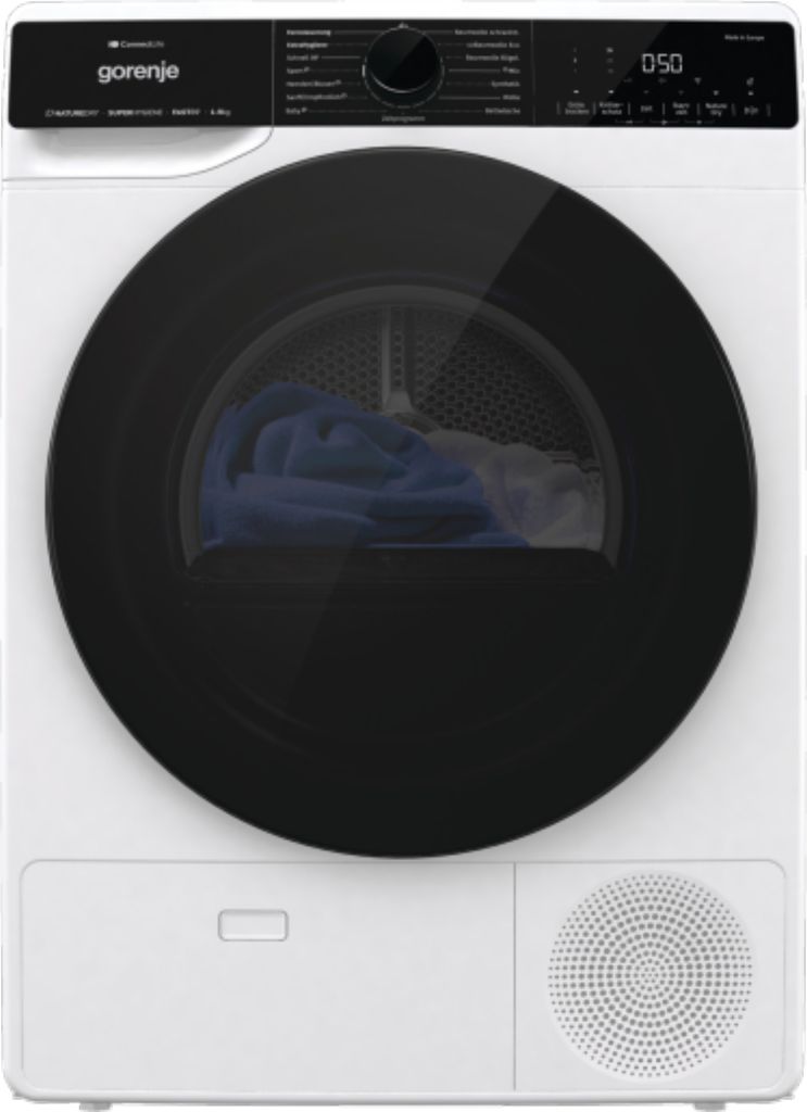 gorenje DPNA93W Wärmepumpentrockner Wäschetrockner, 9 kg, NatureDry, Autodrain