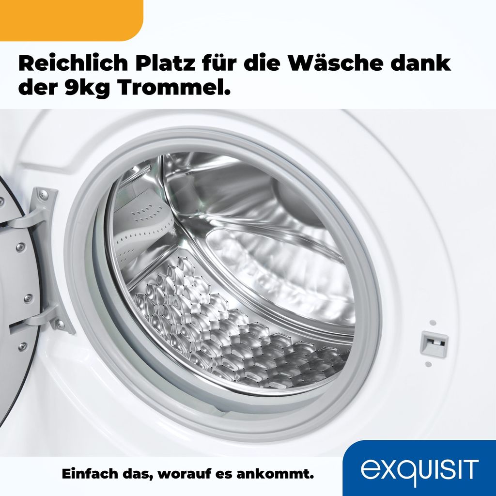 Exquisit Waschmaschine WA9214 - 340A weiss