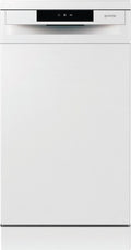 gorenje GS520E15W Freistehender Geschirrspüler 45cm Weiß - 9 Maßgedecke - 4 Programme - Besteckkorb - Edelstahlbottich - AquaStop - Selbstreinigender Filter - 3 in 1 - Funktion