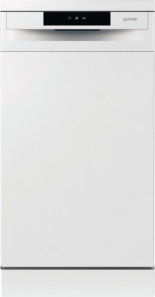 gorenje GS520E15W Freistehender Geschirrspüler 45cm Weiß - 9 Maßgedecke - 4 Programme - Besteckkorb - Edelstahlbottich - AquaStop - Selbstreinigender Filter - 3 in 1 - Funktion