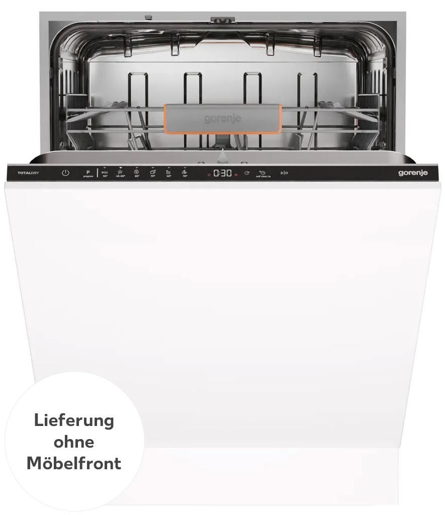 gorenje GV642C65 Geschirrspüler, vollintegrierbar (Lieferung ohne Möbelfront), TouchControl, TotalDry, 60 cm