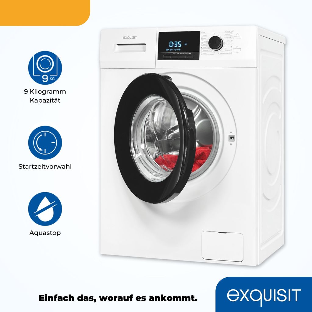 Exquisit Waschmaschine WA9214 - 340A weiss