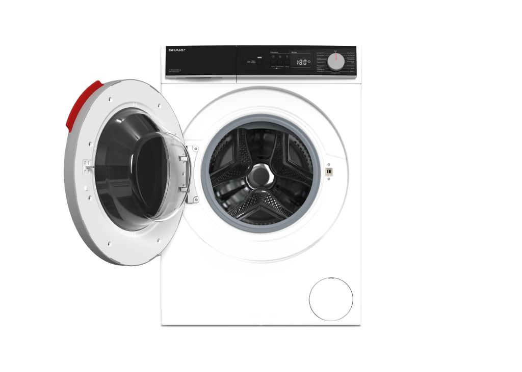 Sharp ES - NFA816BW1NA - DE Waschmaschine (8 kg, EEK A, 1600 U/min.), (Inverter Motor, AquaStop), Weiß