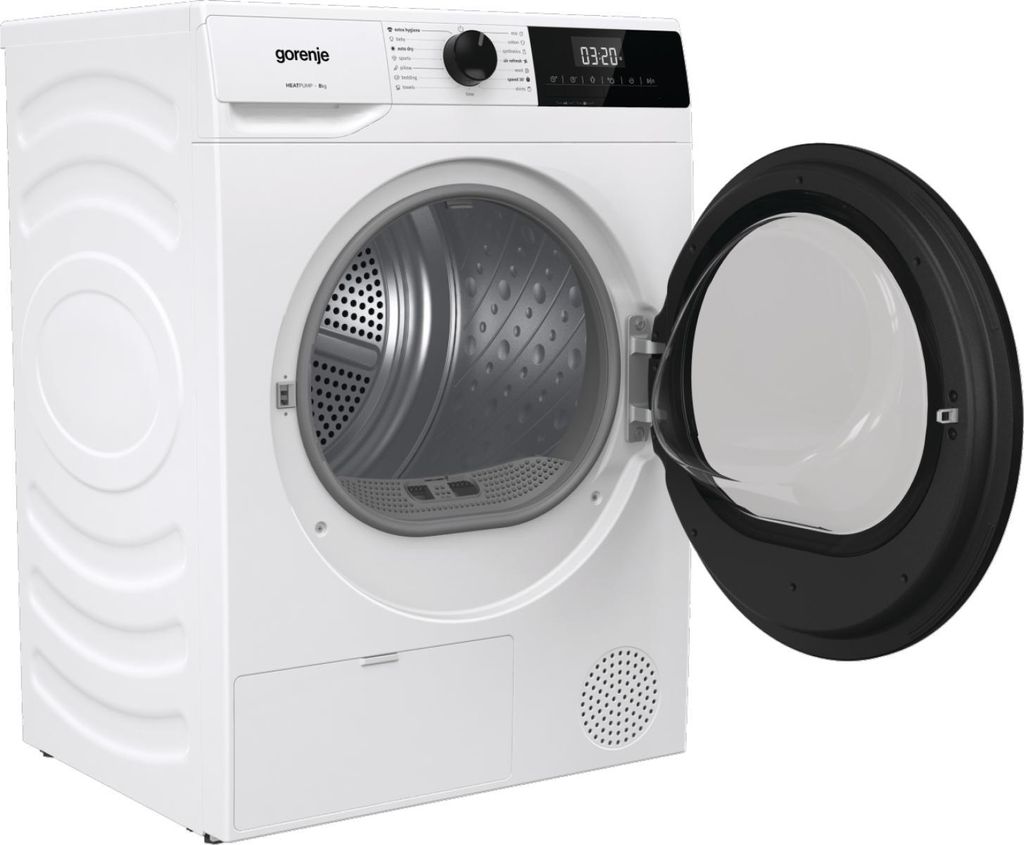 gorenje DHNE82, Wärmepumpentrockner, freistehend, Frontlader, 8 kg